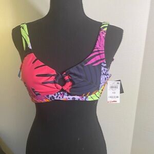 Bikini Top Women's Size XS by Bar III NWT Tie Back MSRP $48‎